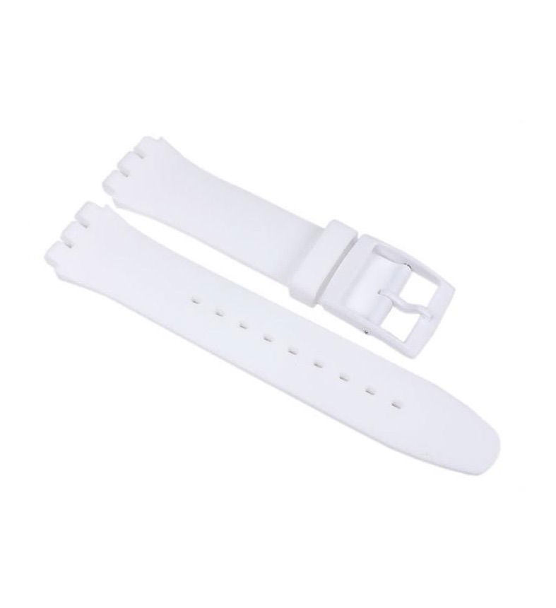 Swatch Beyaz Silikon Kayış Asuow701
