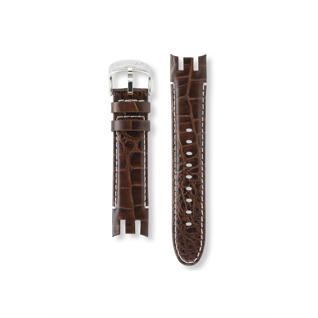 Swatch Kahverengi Deri Kayış Ayrs403