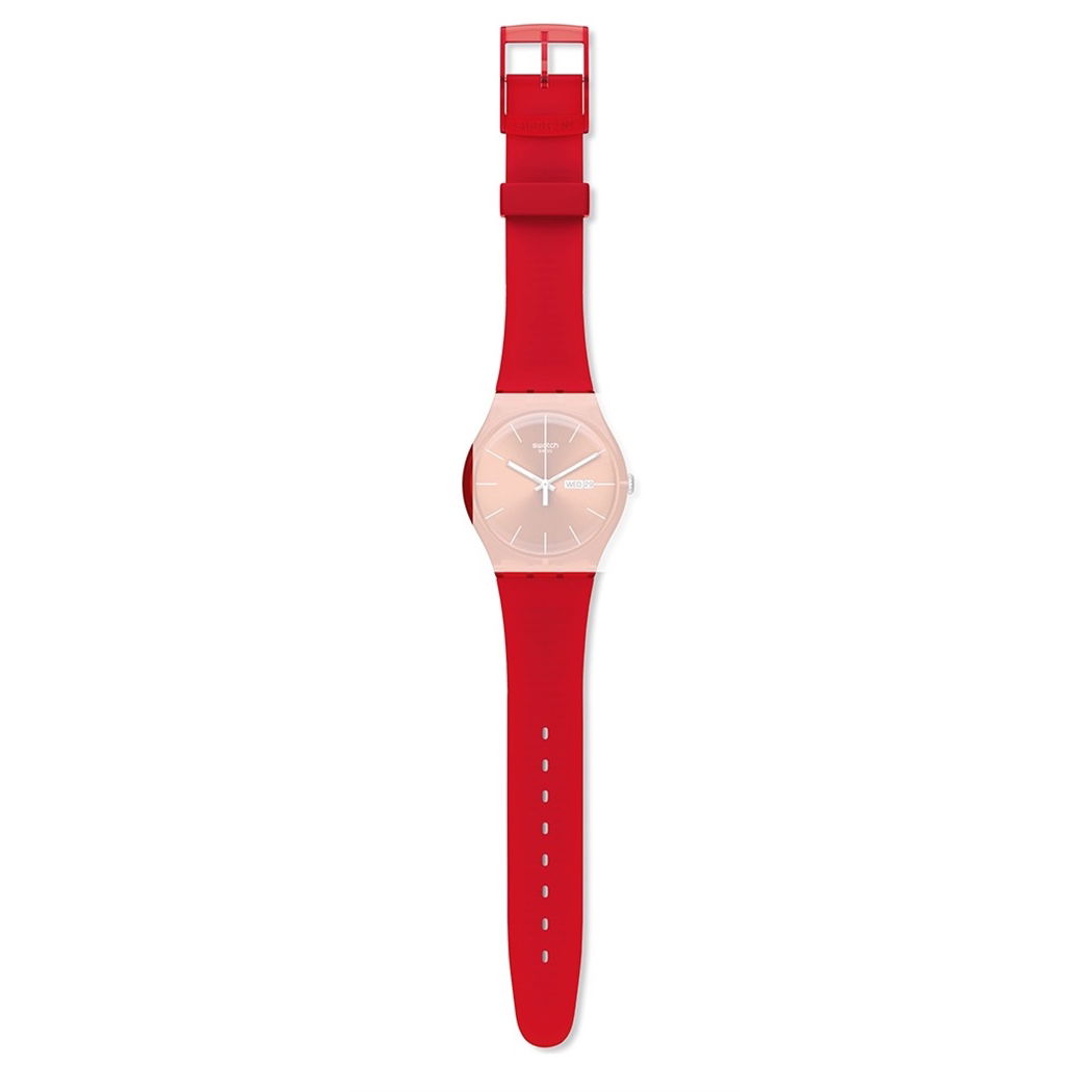 Swatch Kırmızı Silikon Kayış ASUOR701