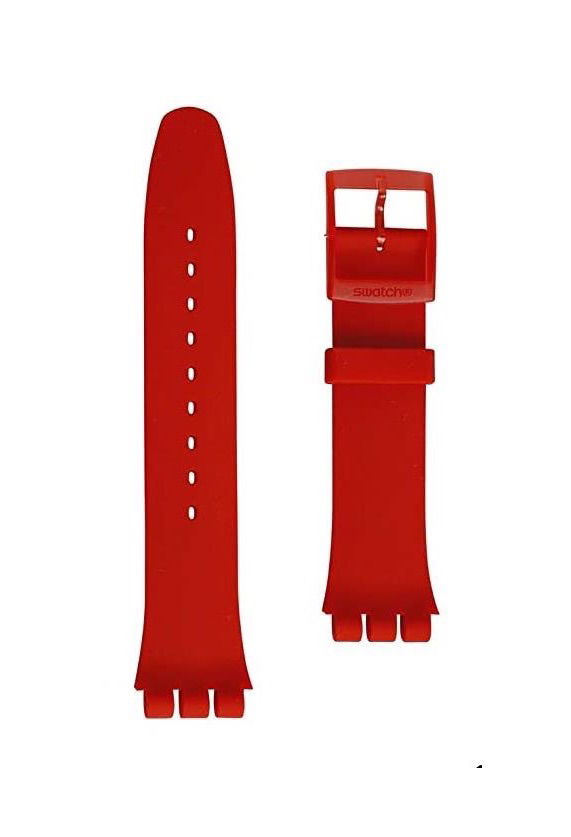 Swatch Kırmızı Silikon Kayış ASUOR701