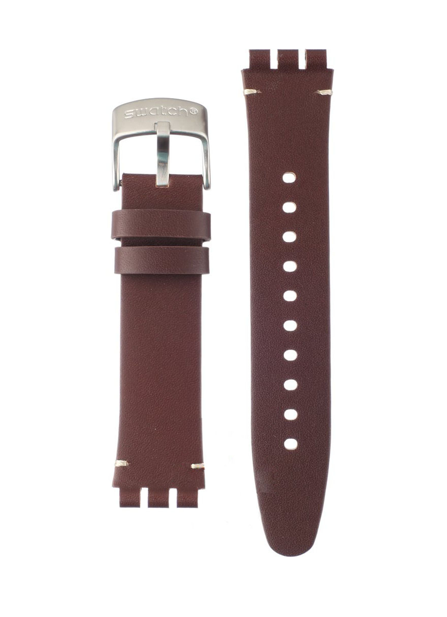 Swatch Kahverengi Deri Kayış Ayws423