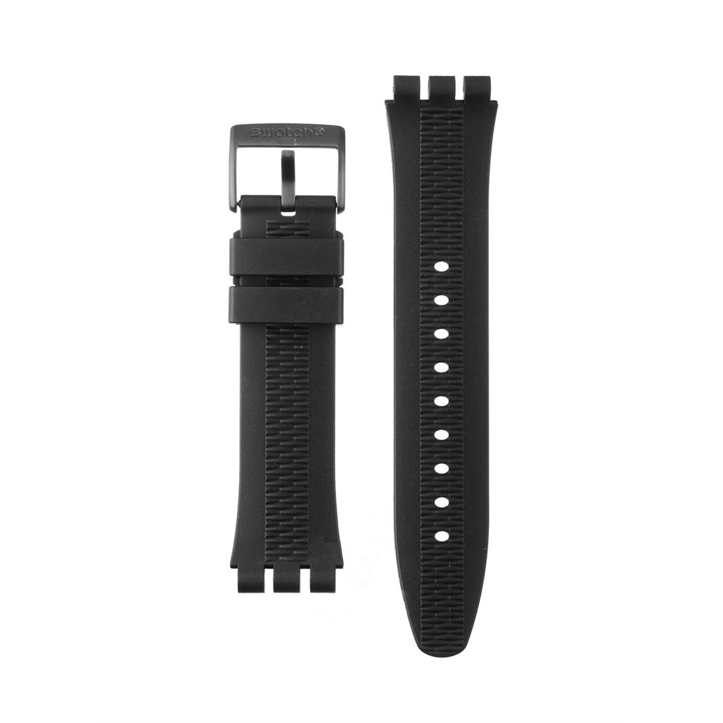 Swatch Siyah Silikon Kayış Ayvb405
