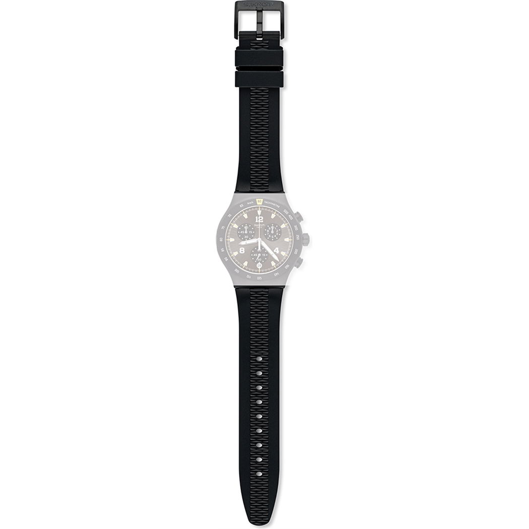 Swatch Siyah Silikon Kayış Ayvb405