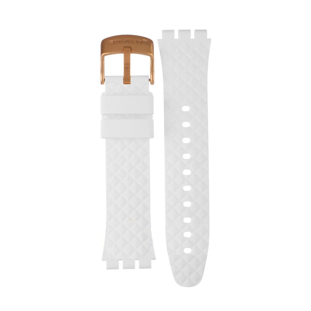 Swatch Beyaz Silikon Kayış Asvck1006
