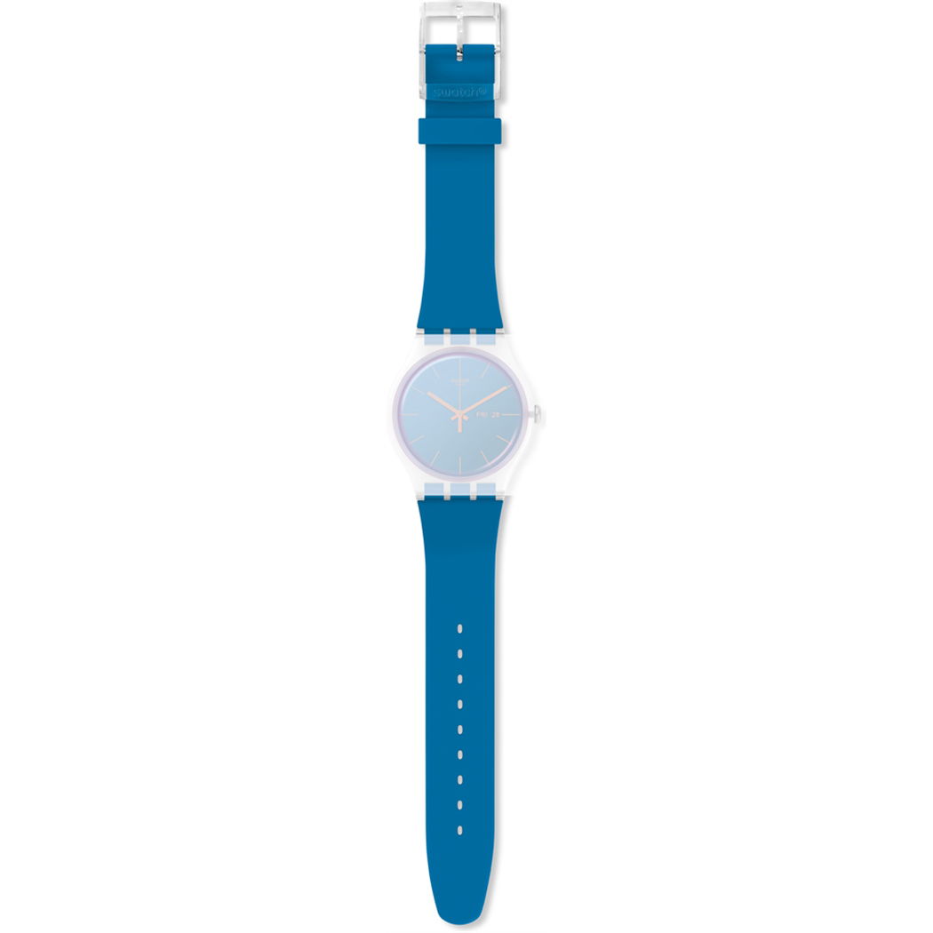 Swatch Mavi Silikon Kayış Asuok711