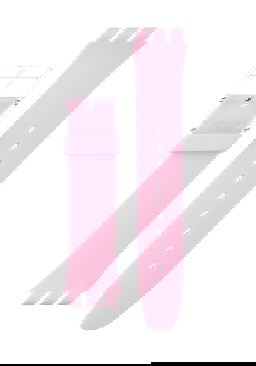 Swatch Pembe Silikon Kayış Asuok710