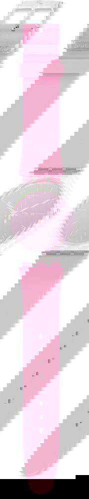 Swatch Pembe Silikon Kayış Asuok710