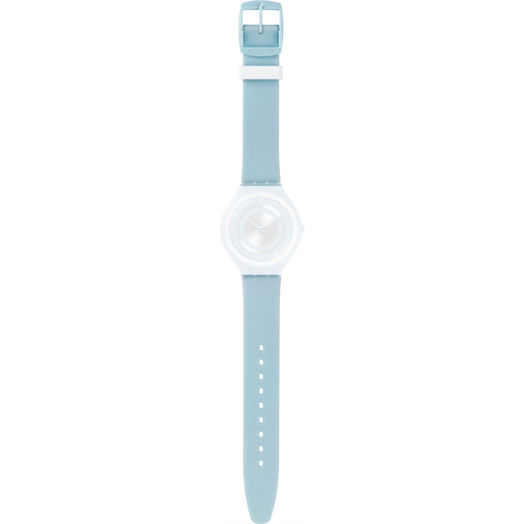 Swatch Mavi Silikon Kayış Asvos100