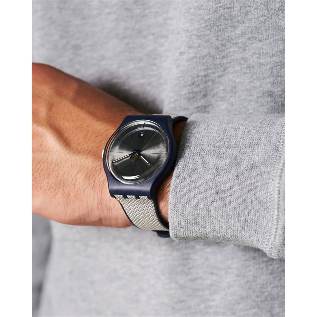 Swatch SUON402 GREY CORD Erkek Kol Saati
