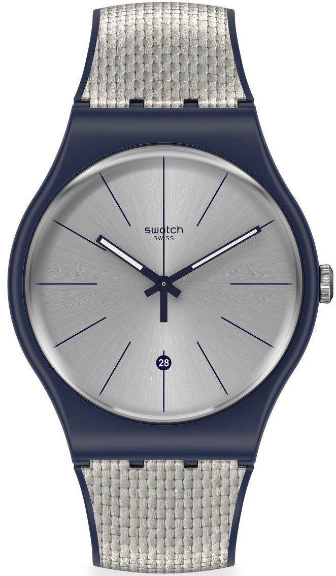 Swatch SUON402 GREY CORD Erkek Kol Saati