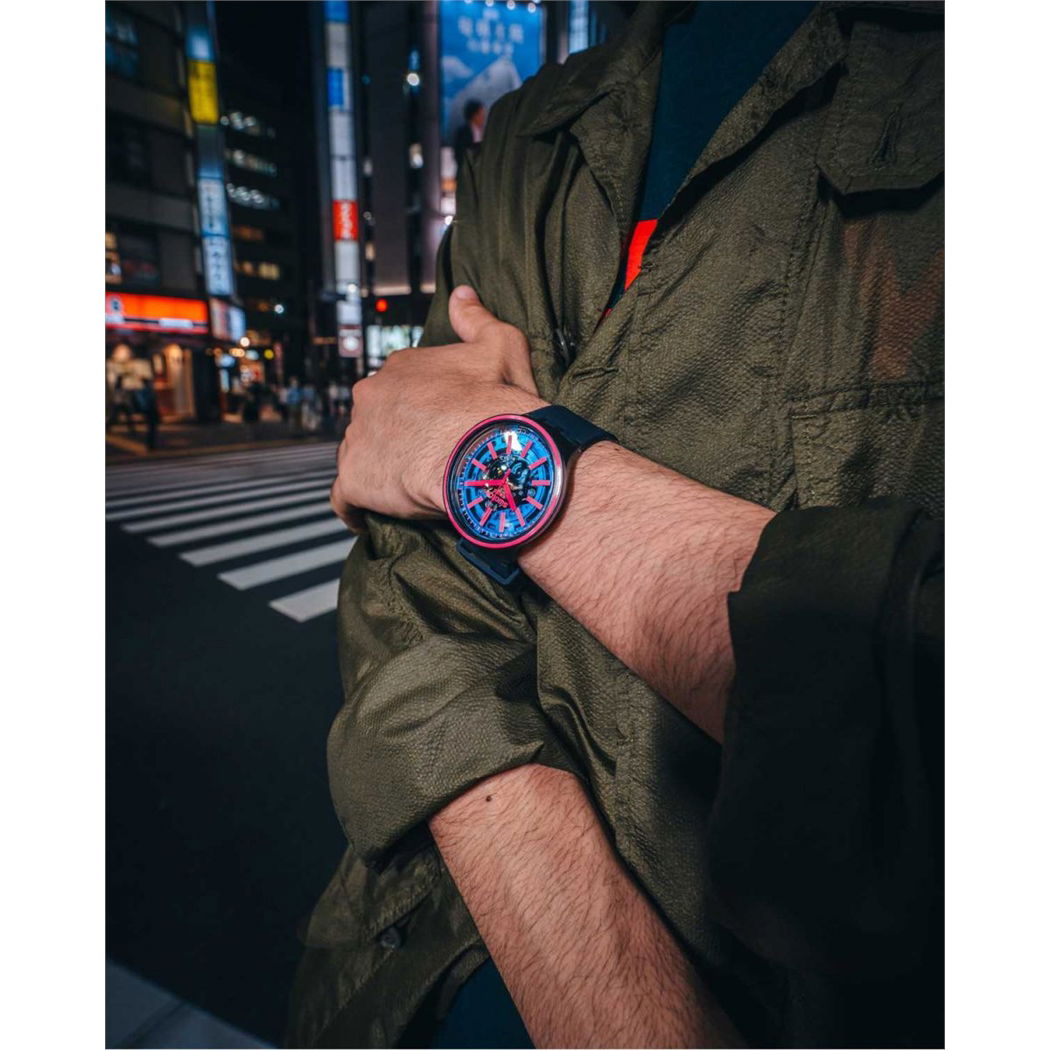 Swatch SO27B111 BLUE TASTE Kol Saati