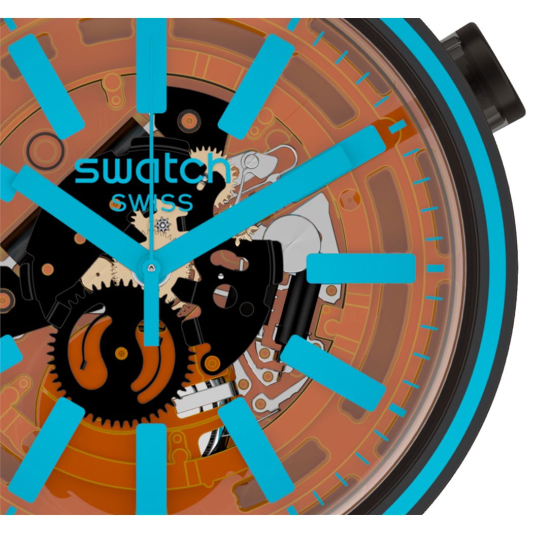 Swatch So27b112 FIRE TASTE Kol Saati