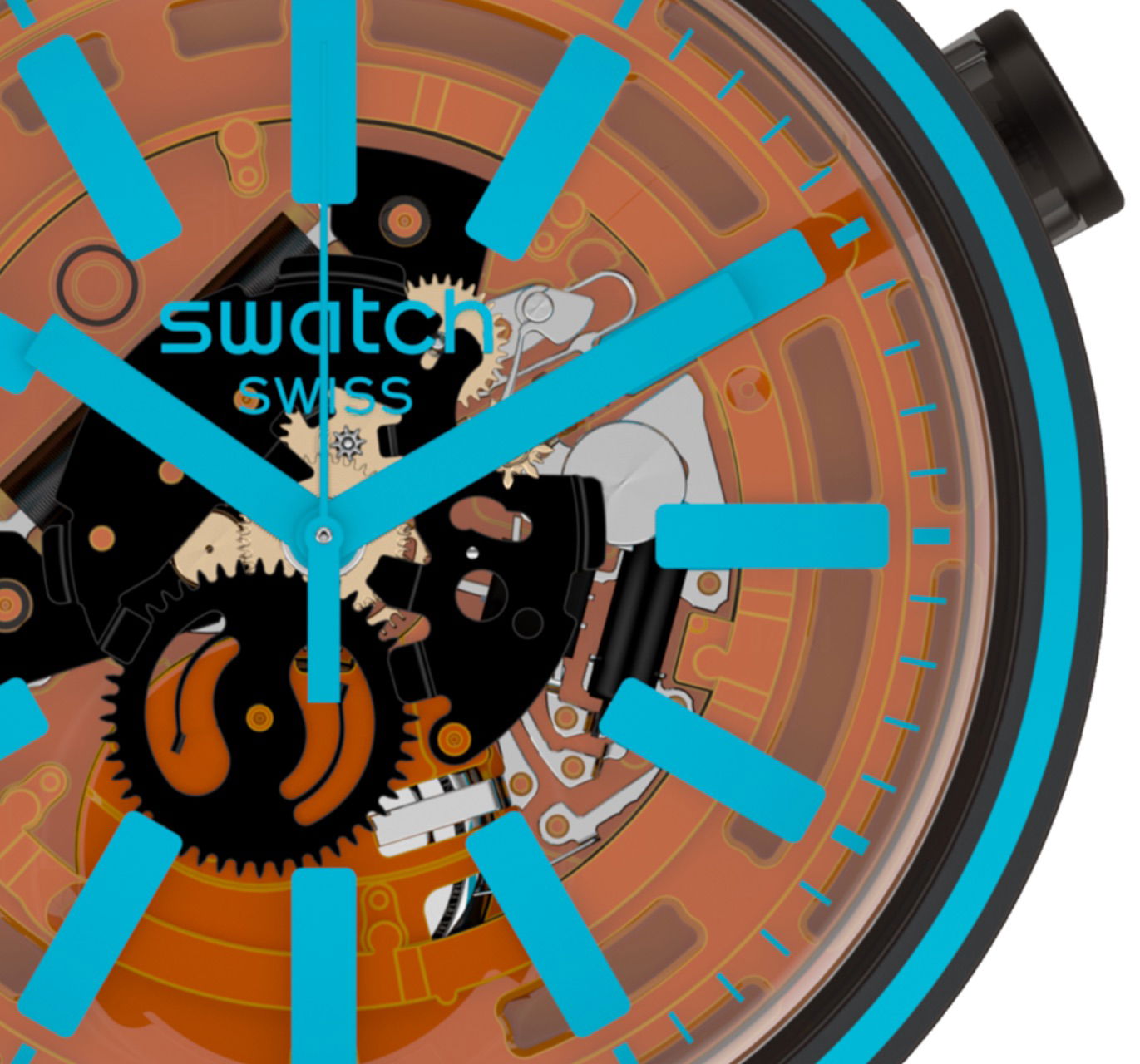 Swatch So27b112 FIRE TASTE Kol Saati