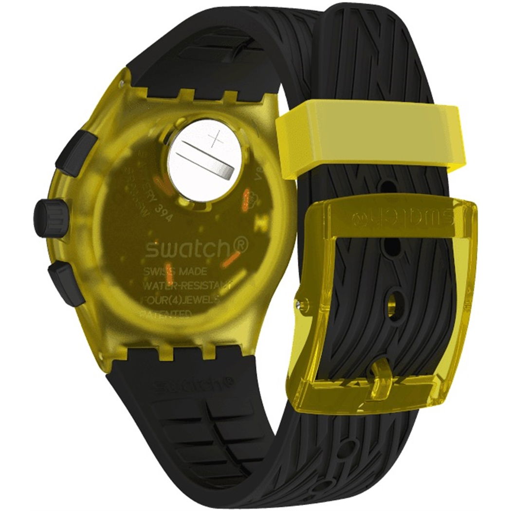 Swatch SUSJ403 YELLOW TIRE Kol Saati