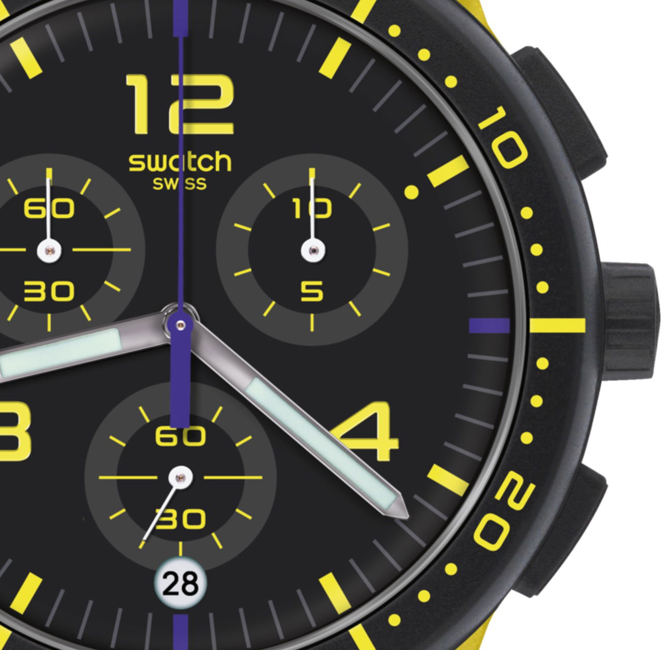 Swatch SUSJ403 YELLOW TIRE Kol Saati