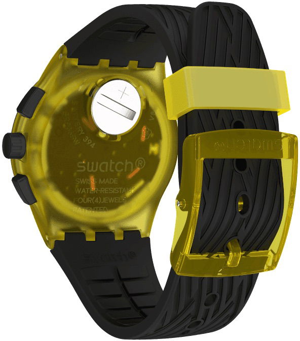 Swatch SUSJ403 YELLOW TIRE Kol Saati
