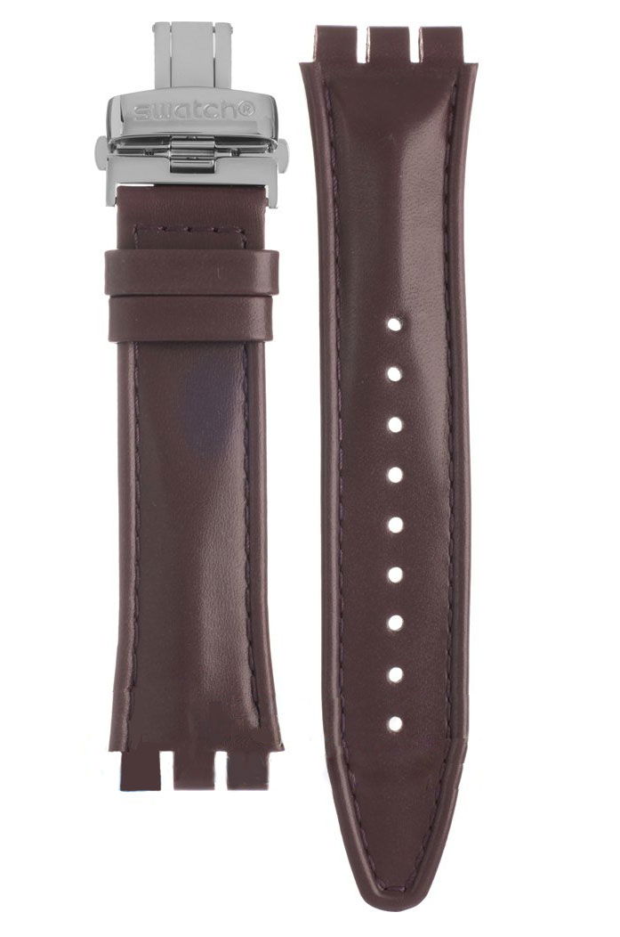 Swatch Kahverengi Deri Kayış Ayvs413