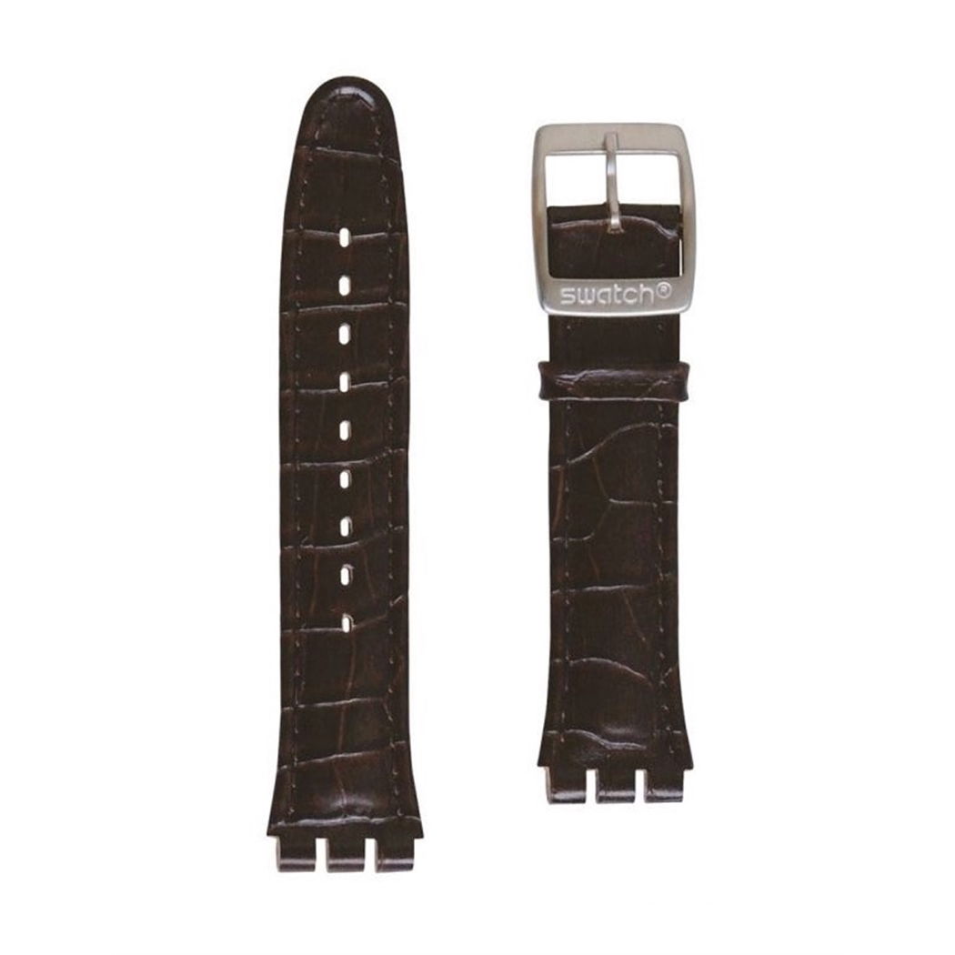 Swatch Kahverengi Deri Kayış Aycs572