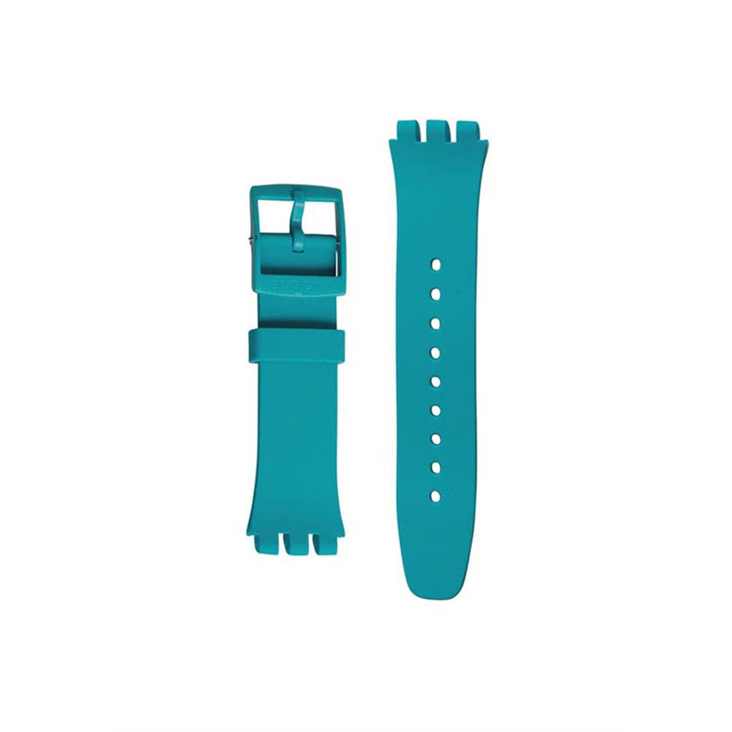 Swatch Turkuaz Silikon Kayış Asusl400