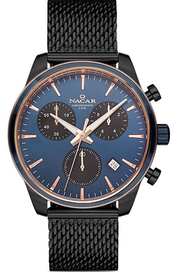 Nacar Nc34-290316-blbm Erkek Siyah Hasır Saati