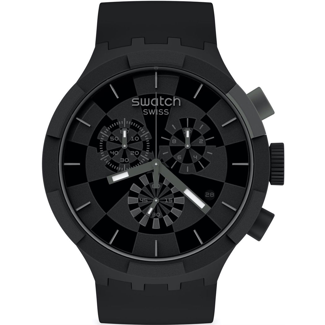 Swatch Sb02b400 CHECKPOINT BLACK Erkek Kol Saati