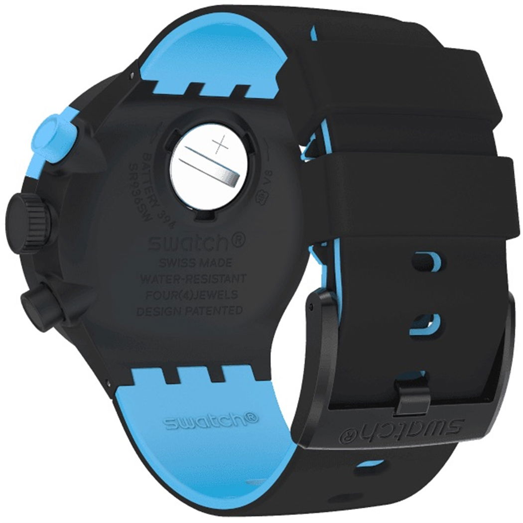 Swatch Sb02b401 CHECKPOINT BLUE Erkek Saati