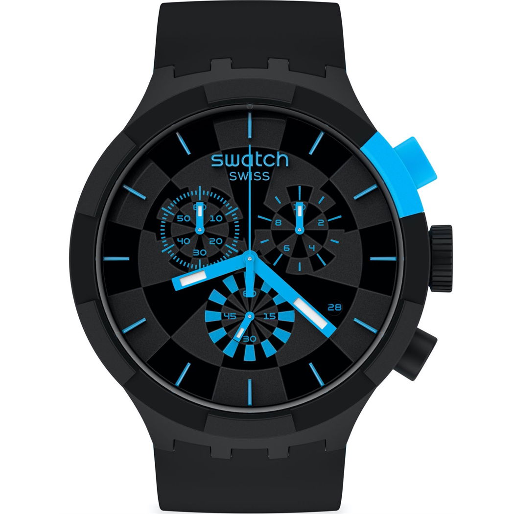 Swatch Sb02b401 CHECKPOINT BLUE Erkek Saati