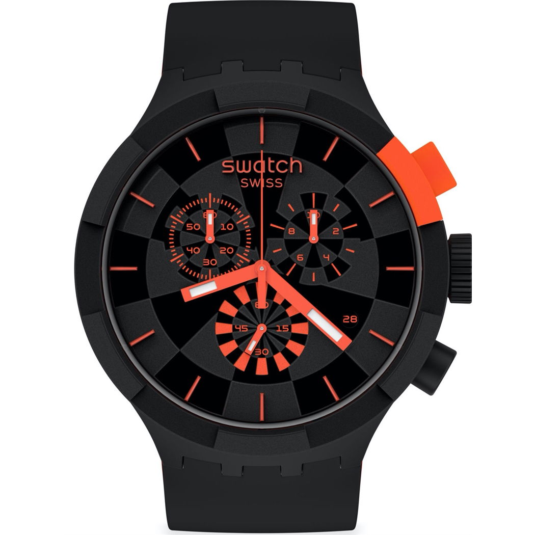 Swatch Sb02b402 CHECKPOINT RED Erkek Kol Saati