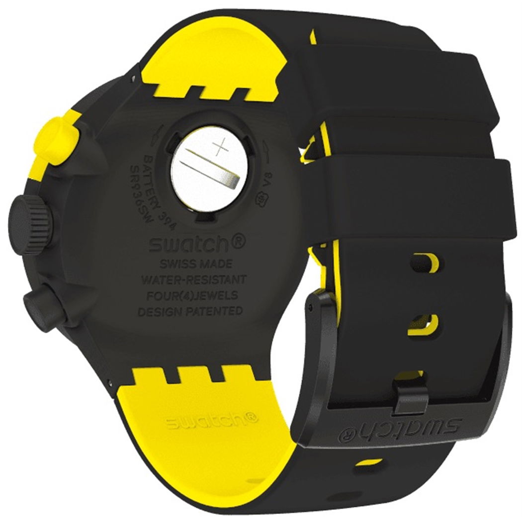 Swatch Sb02b403 CHECKPOINT YELLOW Erkek Saati