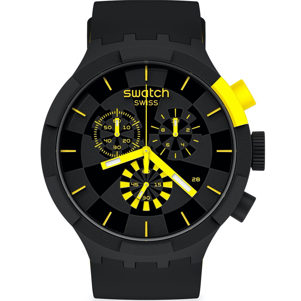 Swatch Sb02b403 CHECKPOINT YELLOW Erkek Saati