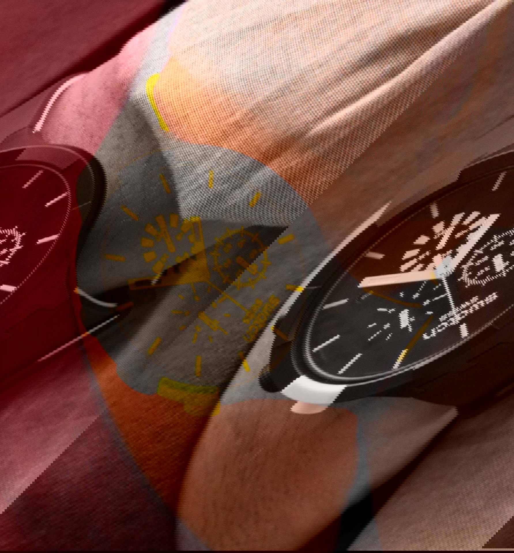 Swatch Sb02b403 CHECKPOINT YELLOW Erkek Saati