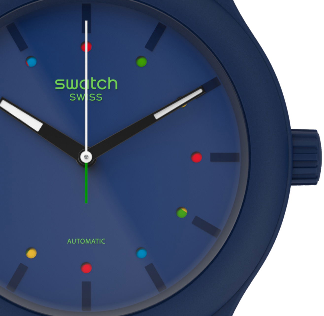 Swatch So30n400  Waktu51 Sistem51 Otomatik Erkek Kol Saati