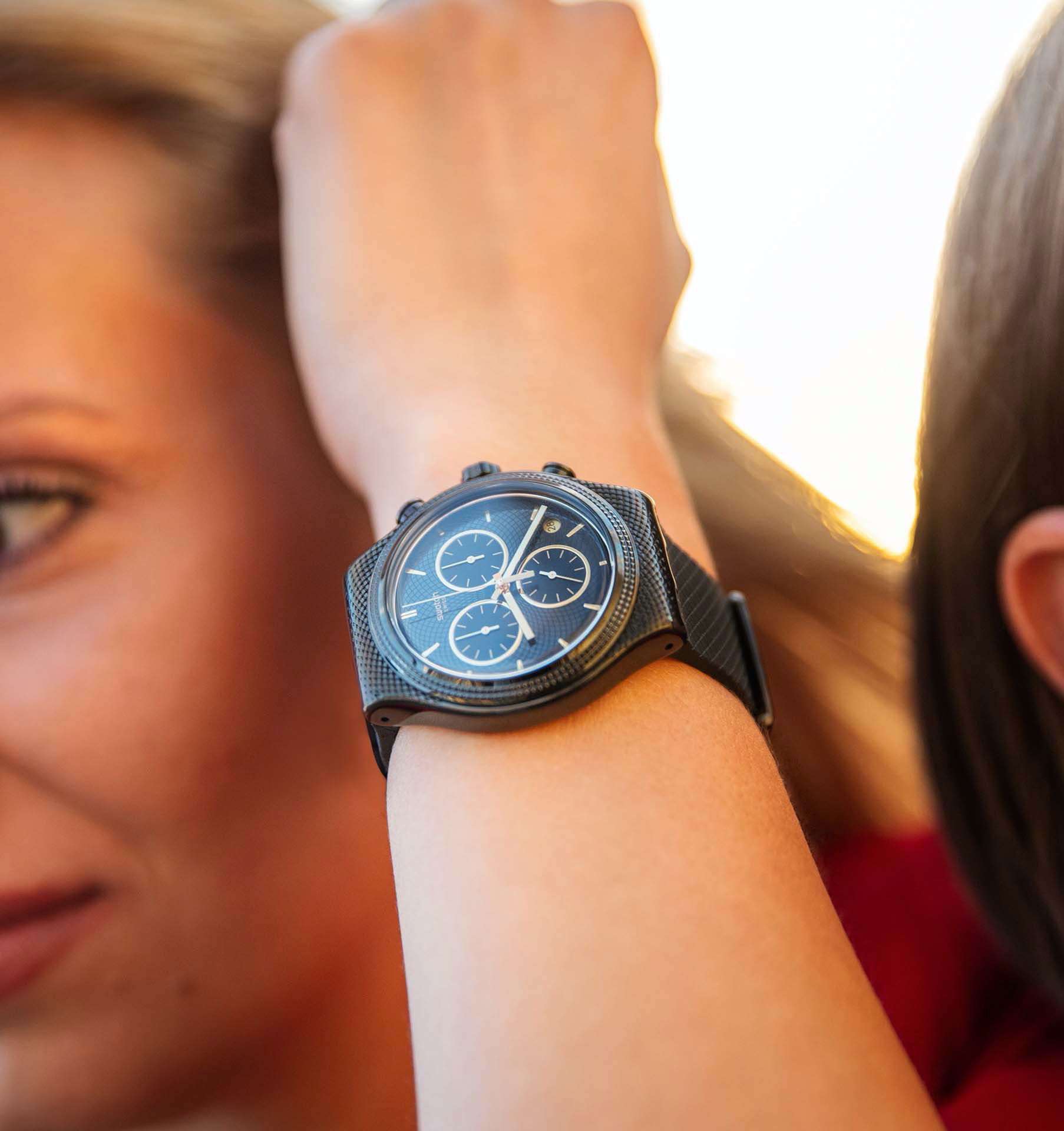 Swatch Yvb408 Kronometreli Kol Saati