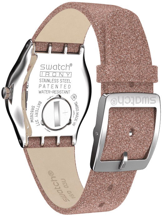 Swatch Yls220 Rose Sparkle Kadın Kol Saati