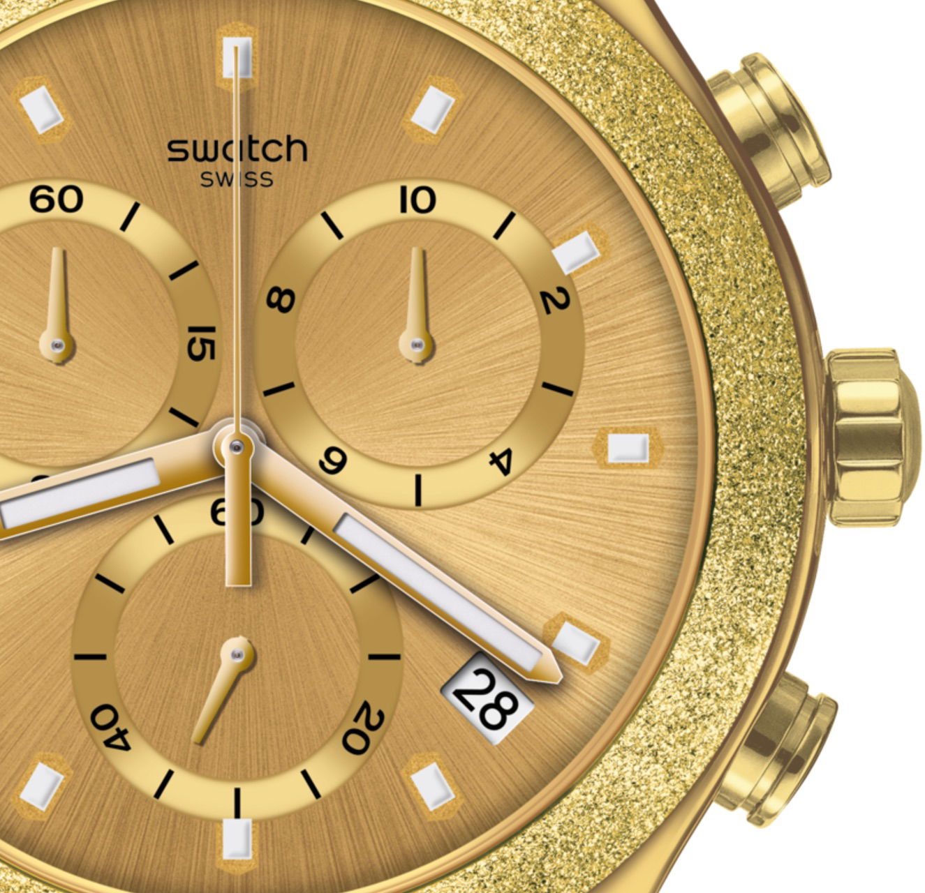 Swatch Yvg407g IRONY GOLDSHINY Saat