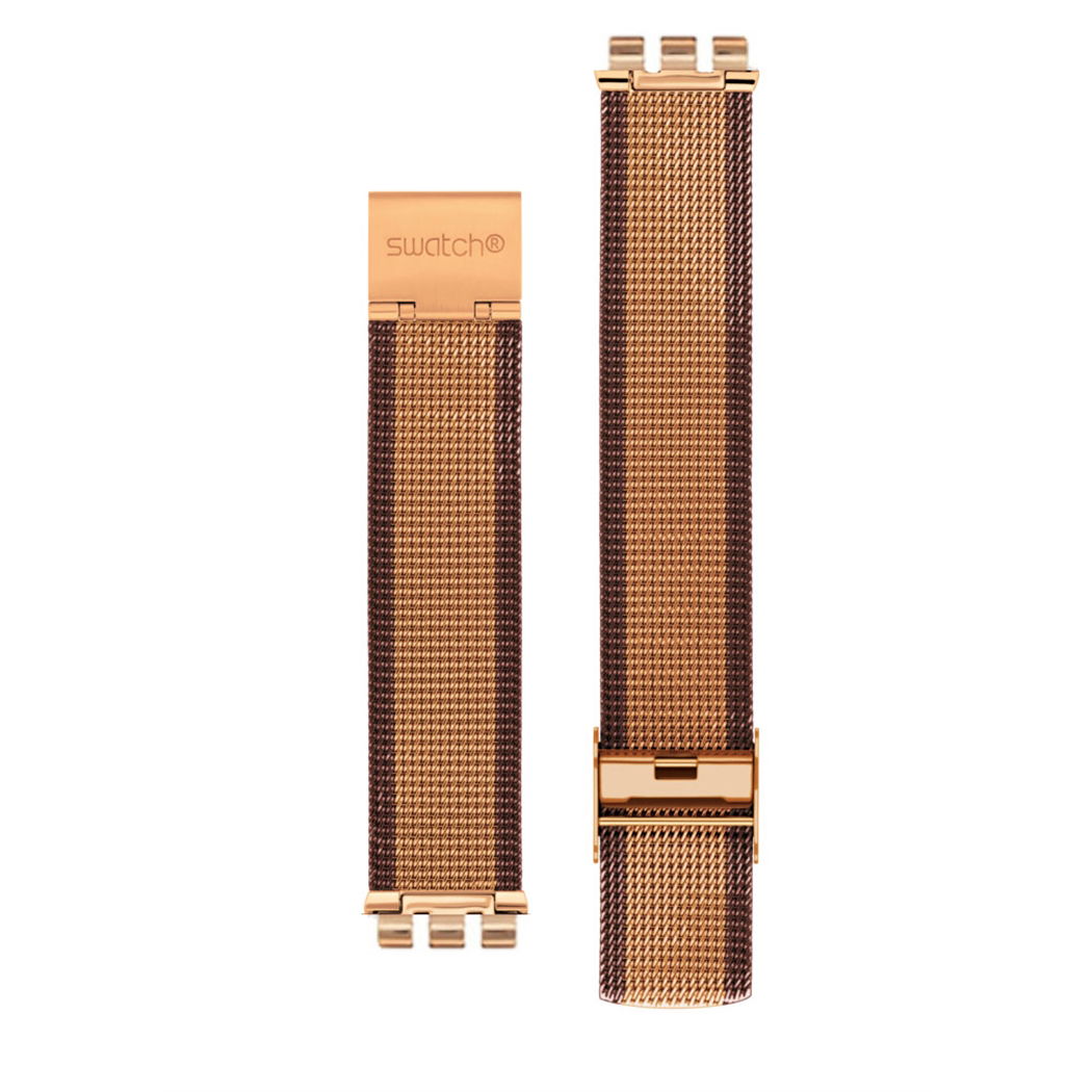 Swatch Rose Hasır Kordon Aylg408m