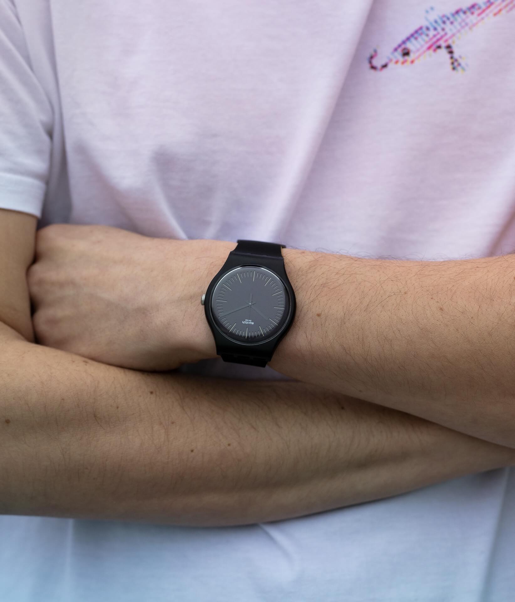 Swatch Suob184 BLACKNYELLOW Erkek Saati