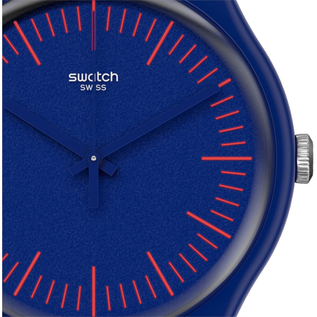 Swatch Suon146 BLUENRED Kol Saati