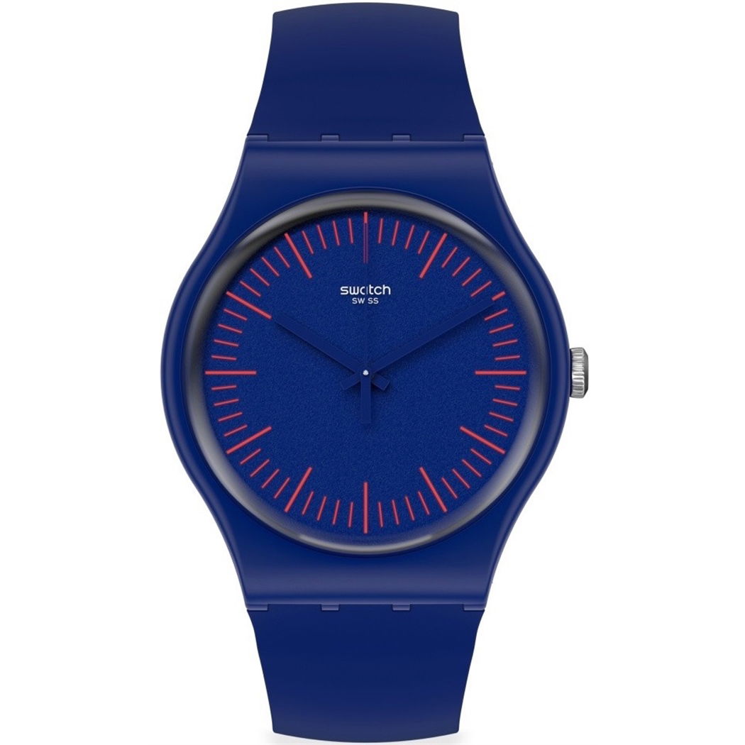 Swatch Suon146 BLUENRED Kol Saati