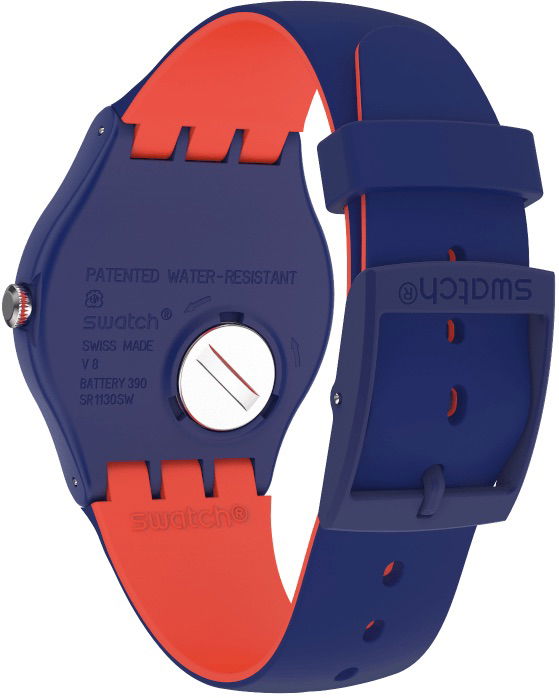 Swatch Suon146 BLUENRED Kol Saati