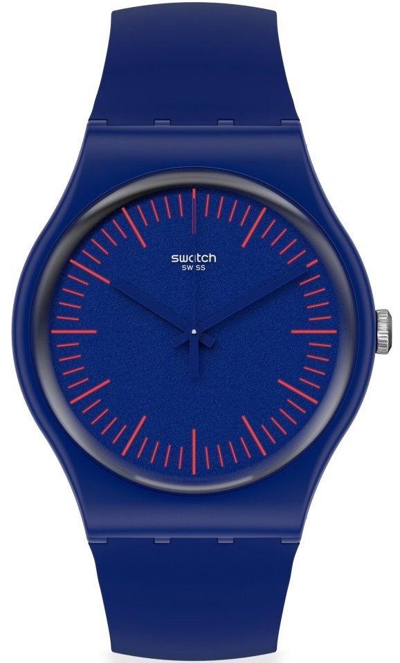 Swatch Suon146 BLUENRED Kol Saati