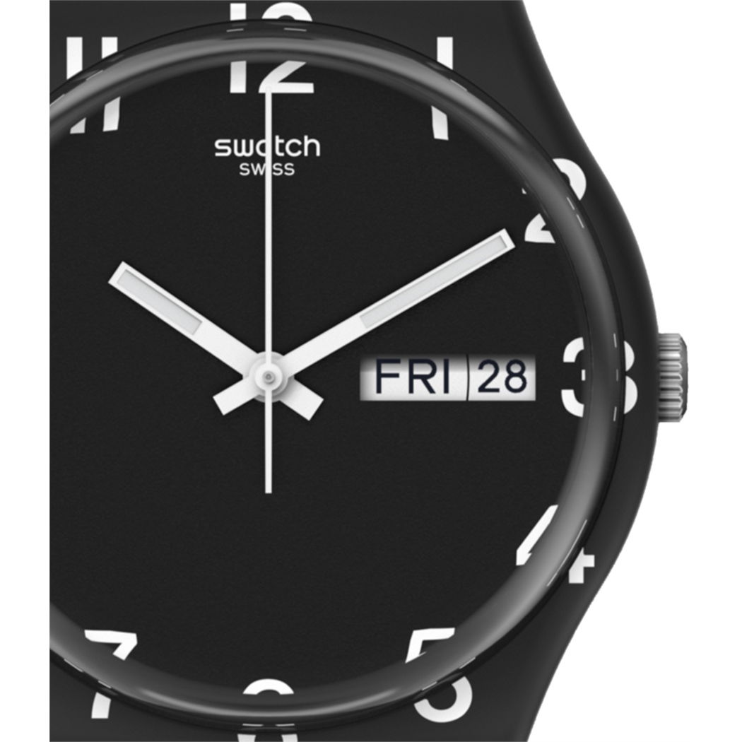 Swatch Gb757 OVER BLACK Erkek Saati