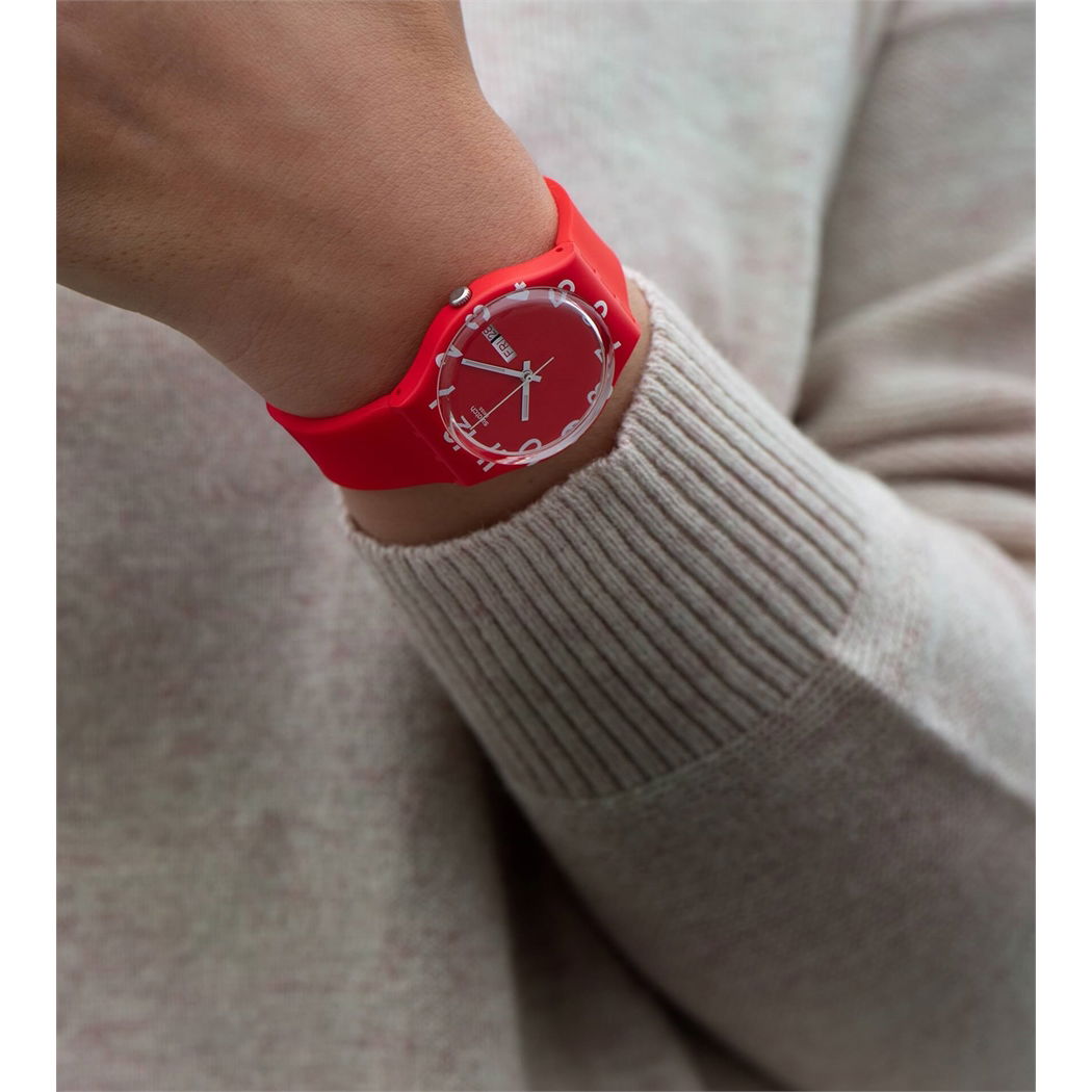 Swatch Gr713 OVER RED Kol Saati