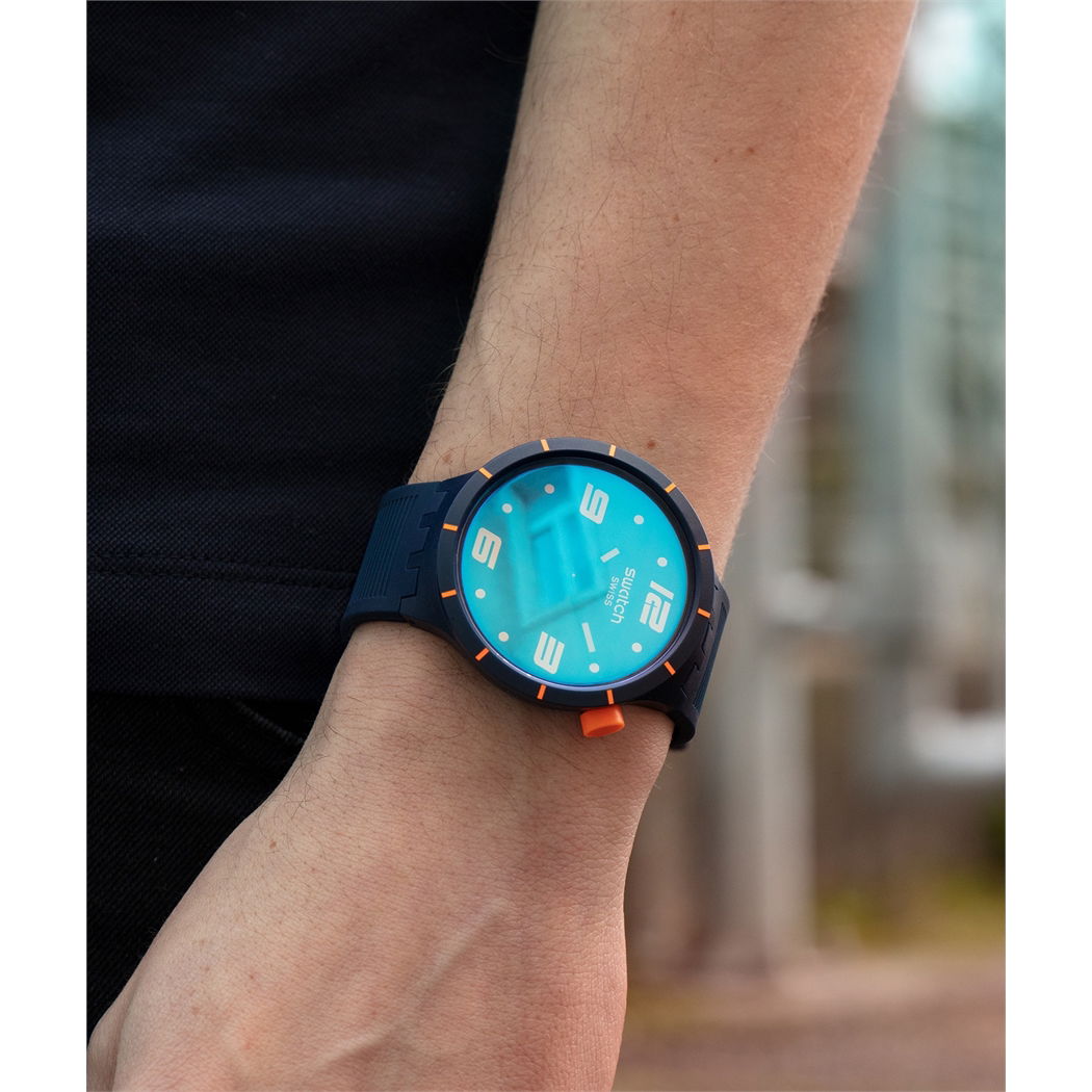 Swatch So27n110 FUTURISTIC BLUE Kol Saati