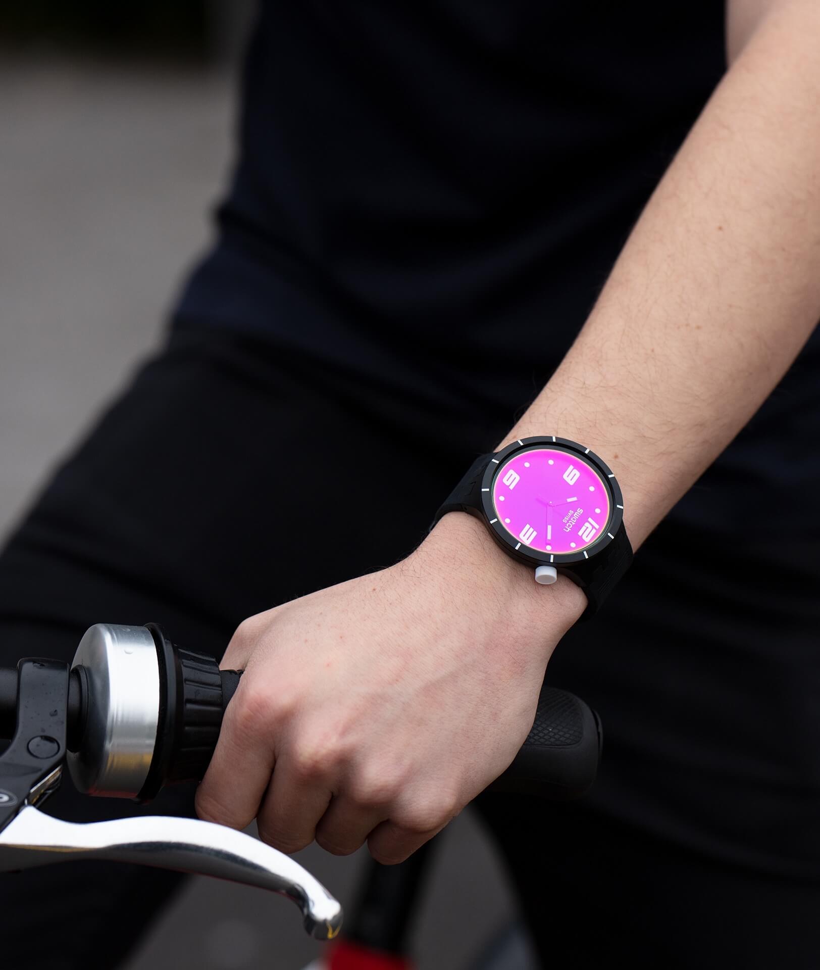 Swatch So27b119 FUTURISTIC BLACK Kol Saati