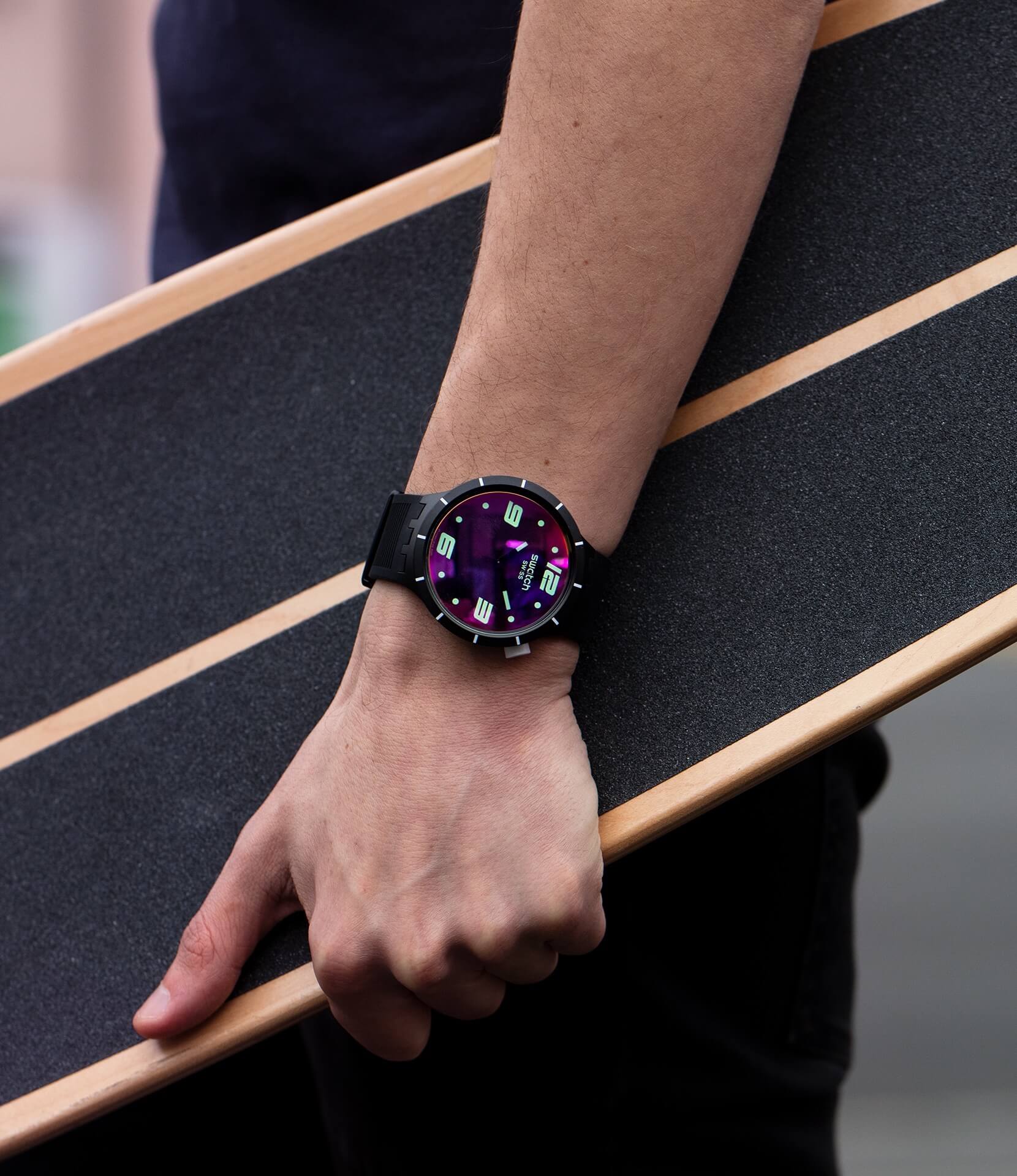 Swatch So27b119 FUTURISTIC BLACK Kol Saati