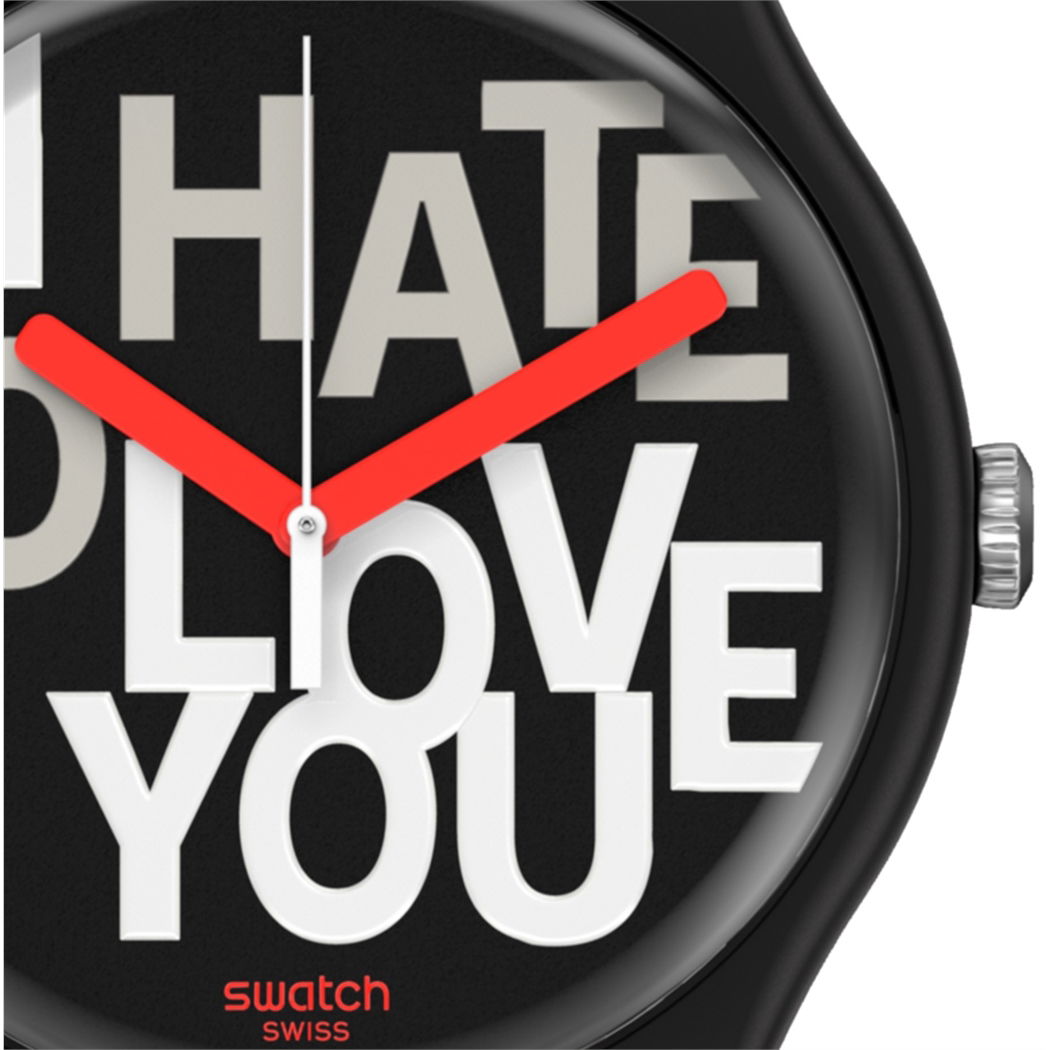 Swatch Suob185 HATE 2 LOVE Kol Saati