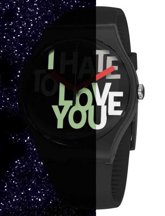 Swatch Suob185 Hate 2 Love Kol Saati