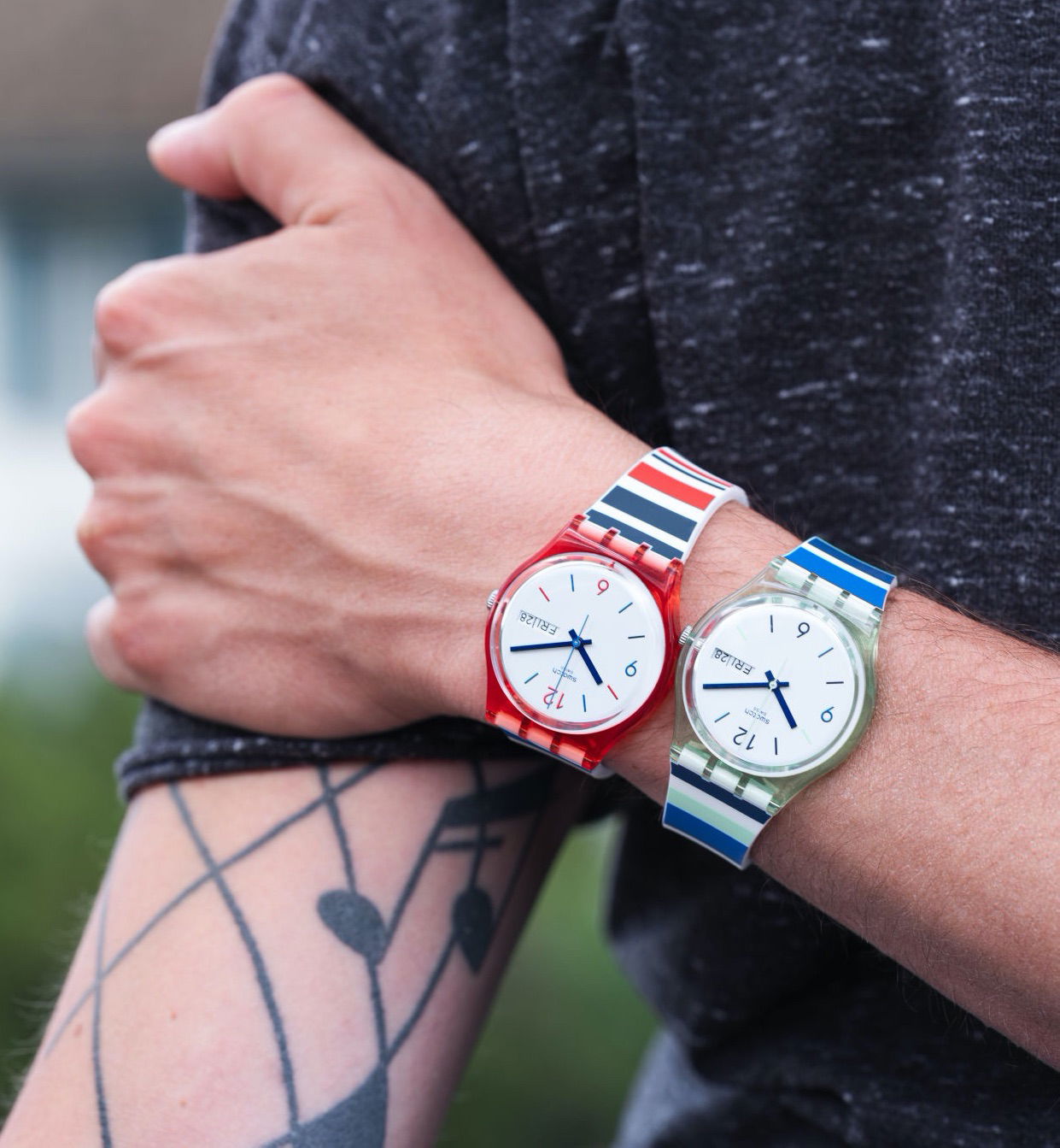 Swatch Gr712 SEA BARCODE Kadın Kol Saati