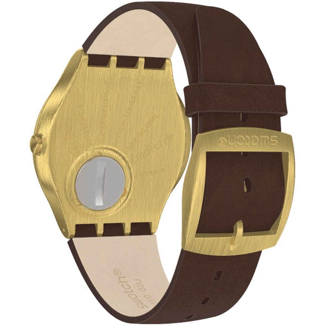 Swatch Ss07g100 SKIN SUIT COFFEE Kol Saati